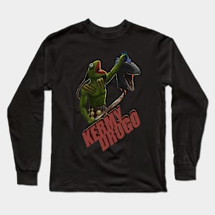 Kermy the leader of the Frog Riders Long Sleeve T-Shirt